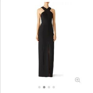 Elizabeth and James black mila gown 2